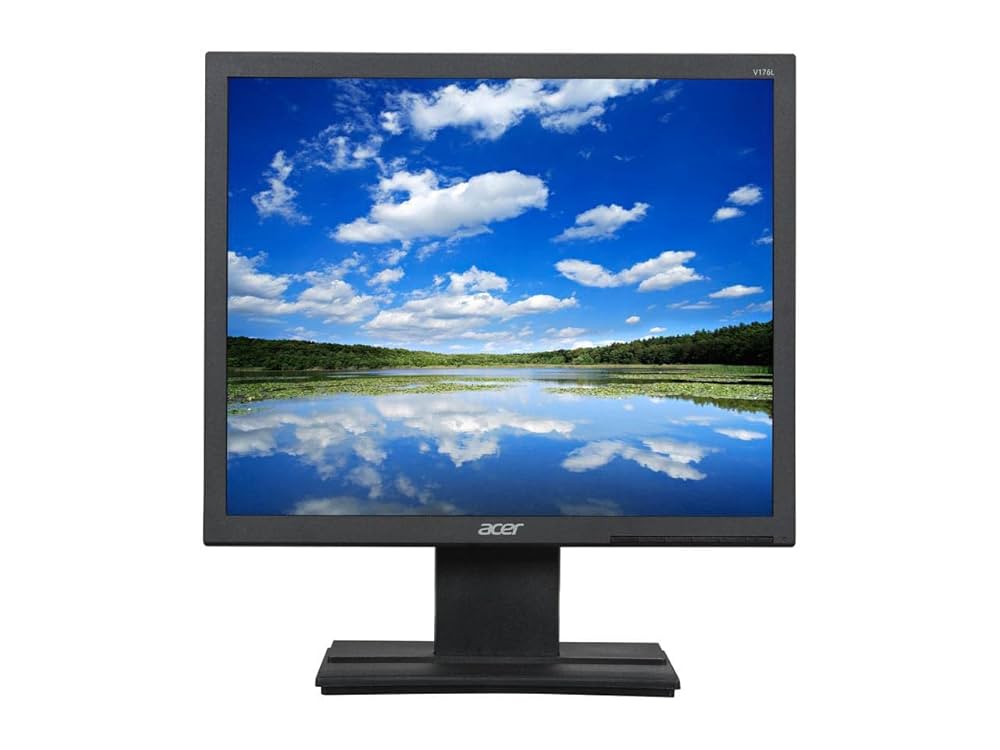 ディスプレイ Acer V176L bd - LED monitor - 17&quot; - 1280 x 1024 - 250 cd/m2 - 5 ms - DVI VGA - black - DVI VGA (HD-15) rdzdsi3 Acer V176L 17 LED LCD Monitor 54 5ms 17 Viewable Twisted